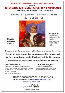 Stages culture rythmique 2016